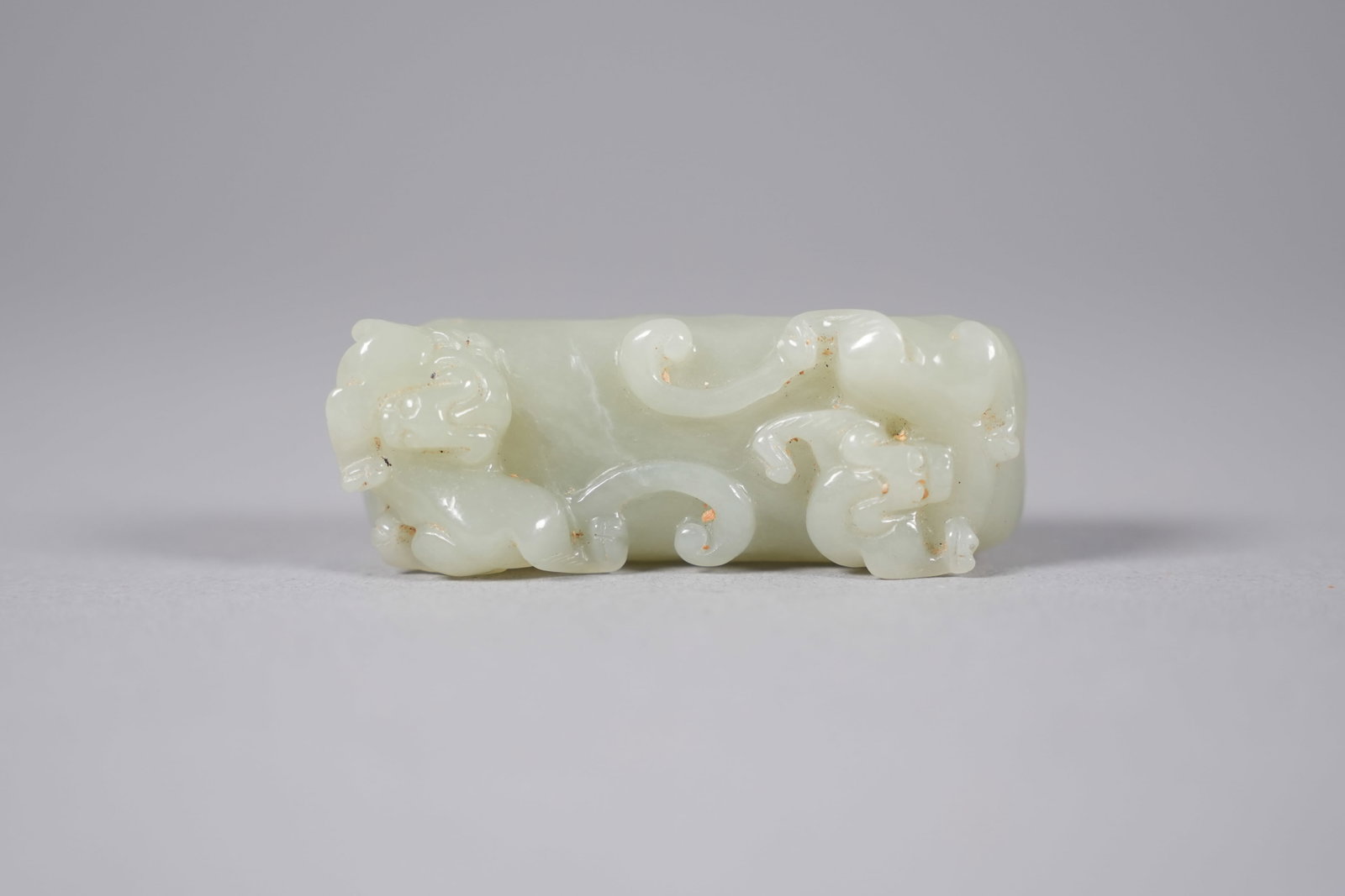 Chinese antique celadon jade - 6
