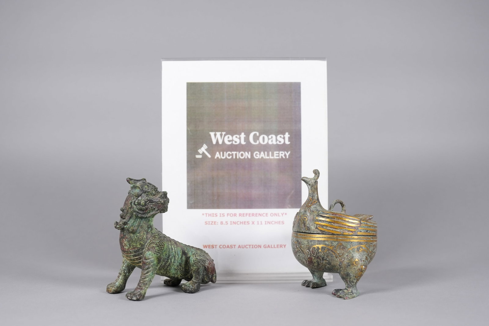 2 Chinese bronze vessels - 2