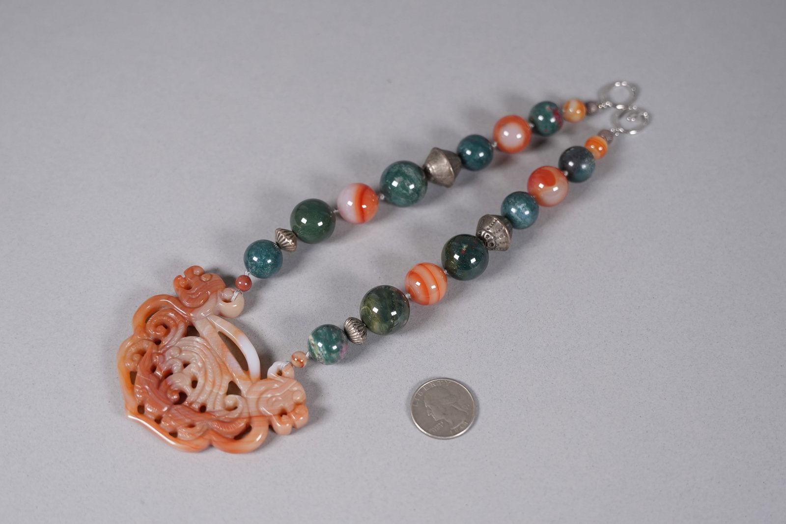 Chinese antique necklace - 2