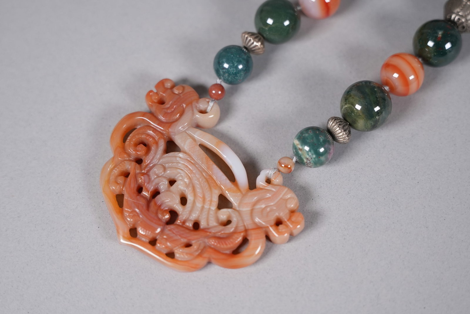 Chinese antique necklace - 3