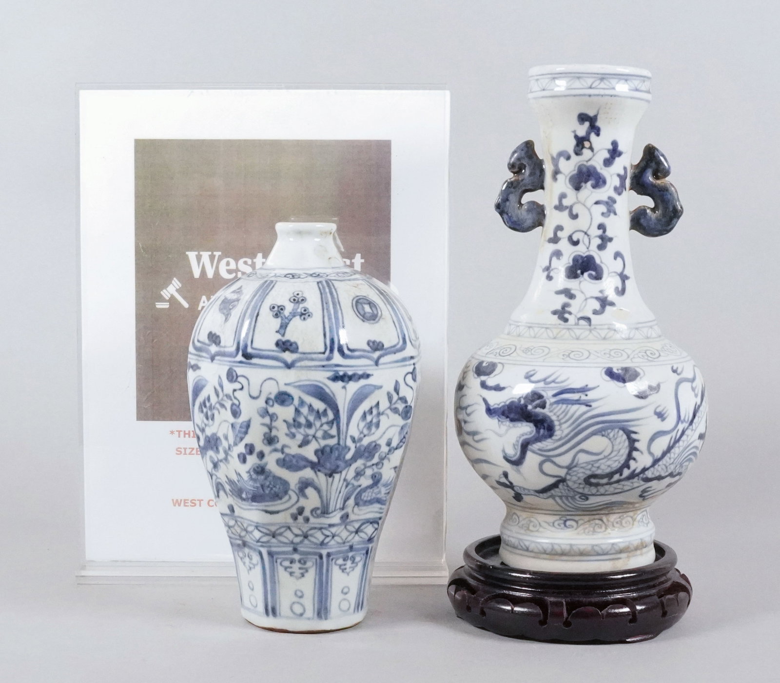 2 Chinese b/w fine vase - 2
