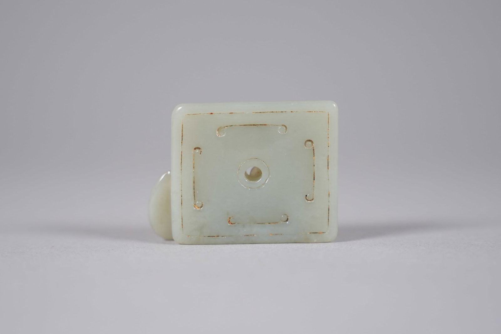 Chinese antique celadon jade - 4