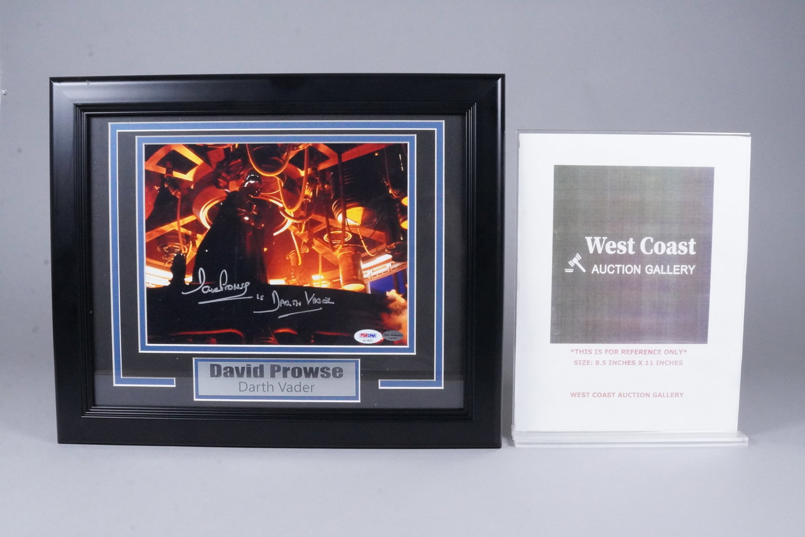 Star Wars David Prowse signed PSA - 2