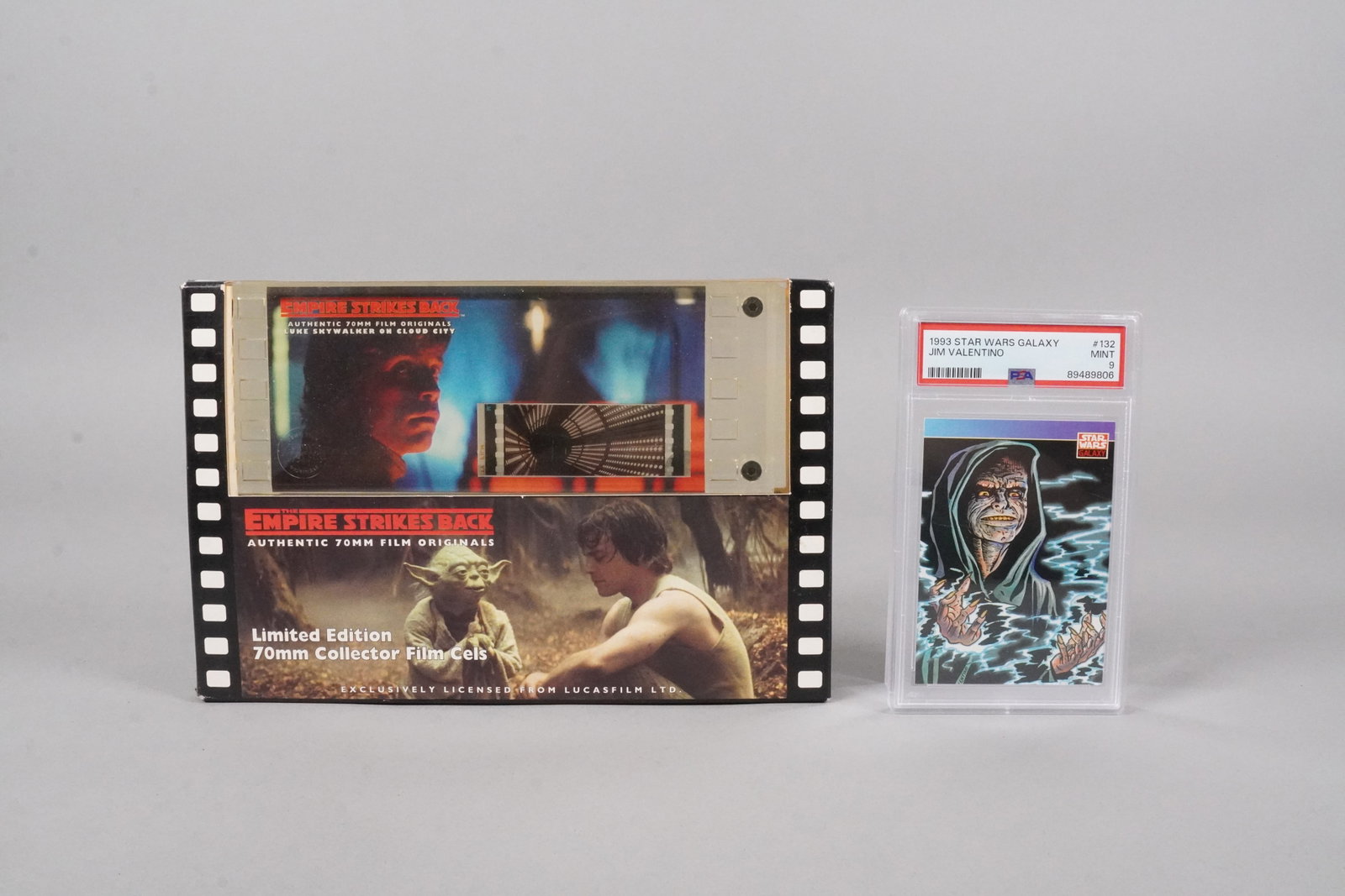 Star Wars original film cell and graded card (1 of 6)