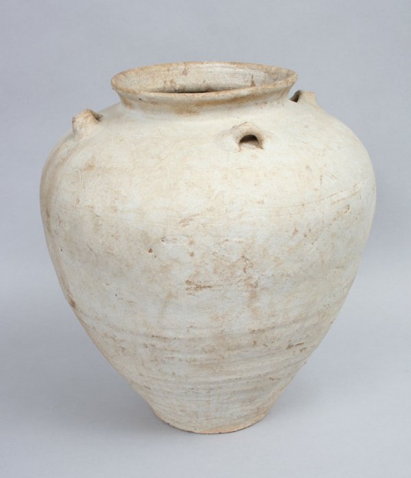 4th c. Asian Stoneware Utility Jar