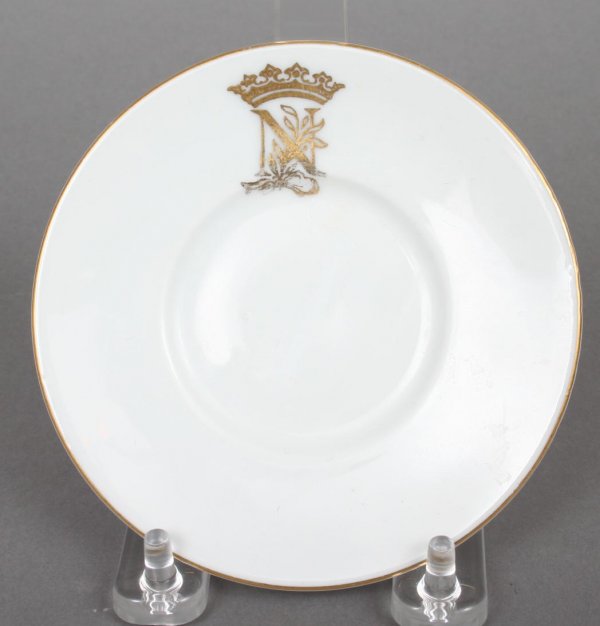 Napoleonic Porcelain Cup and Saucer - 2