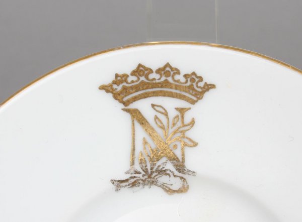 Napoleonic Porcelain Cup and Saucer - 3