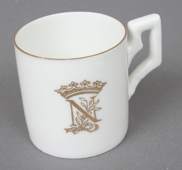 Napoleonic Porcelain Cup and Saucer - 4
