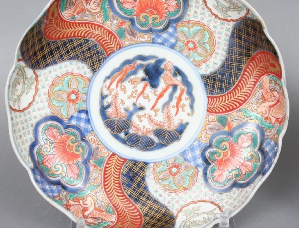 Pair of Japanese Meiji Imari Plates - 2