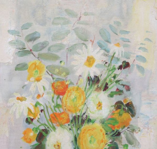 Le Pho Floral Still Life Painting - 4