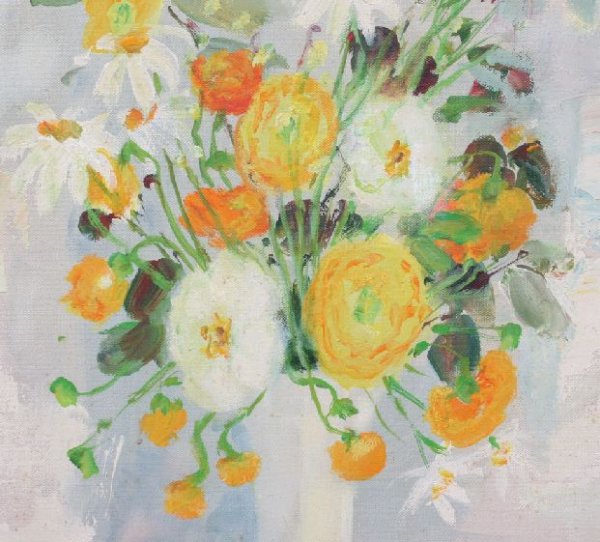 Le Pho Floral Still Life Painting - 5