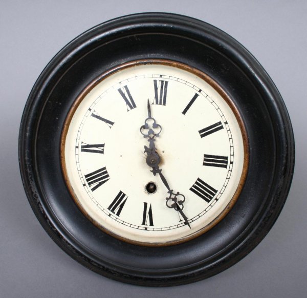 Vintage Tole Wall Clock - 2