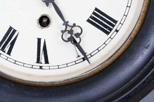 Vintage Tole Wall Clock - 4