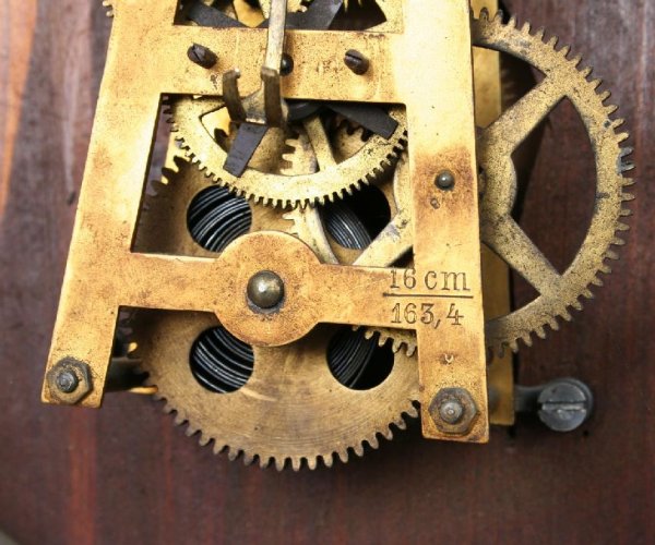 Vintage Tole Wall Clock - 7