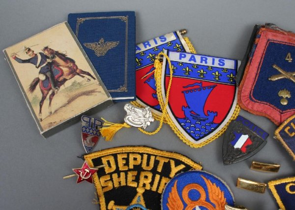 Group of Military, Motorcycle and Police Memorabil - 2