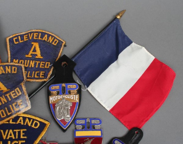 Group of Military, Motorcycle and Police Memorabil - 4