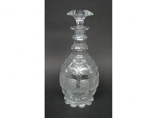 Pair of 19thc. American Cut Glass Decanters - 2