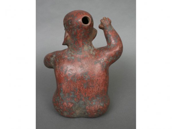 Pre-Columbian Style Primitive Pottery Figure - 3