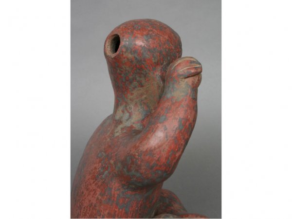 Pre-Columbian Style Primitive Pottery Figure - 4