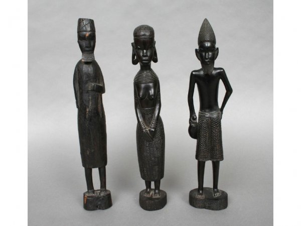 Three Vintage African Carvings