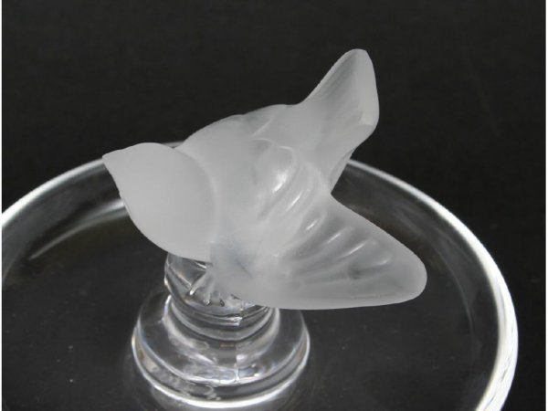 Two Lalique Crystal Bird Pin Trays - 3