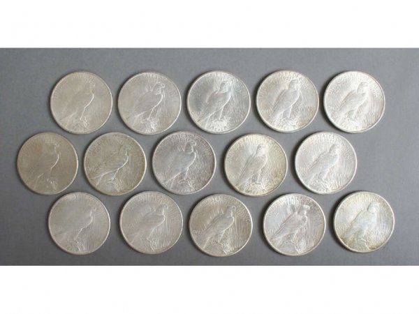 Group 25 Silver Liberty Dollars 1922, 1923, 1925 - 7
