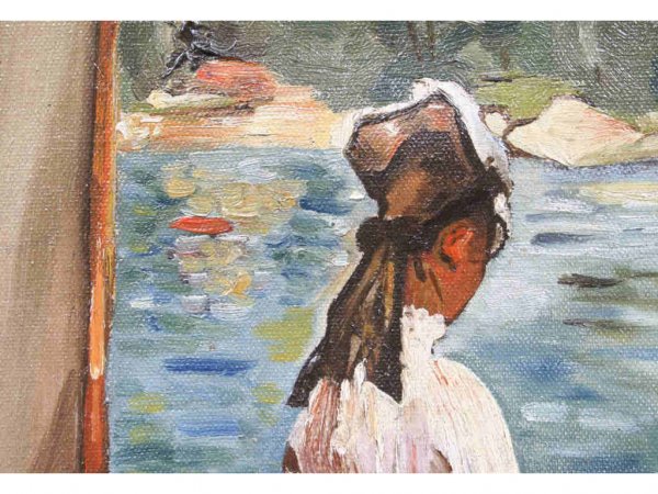 Impressionist Style Oil Boating Oil Painting - 7