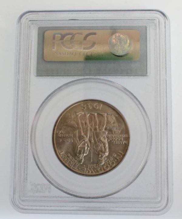 1938-D Boone Commem. Half Dollar Coin PCGS MS64 - 2