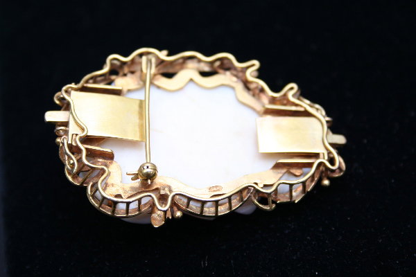 Ivory & Gold Brooch Clasp - 3