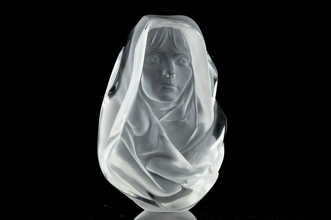 Frederick Hart Penumbra $12k retail Hand Signed Lucite Female Sculpture (1 of 10)