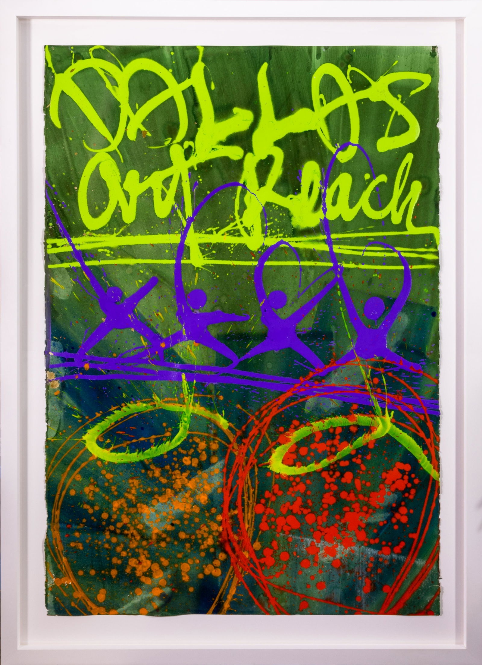 Dale Chihuly, Original Watercolor and Acrlyic Painting (1 of 11)