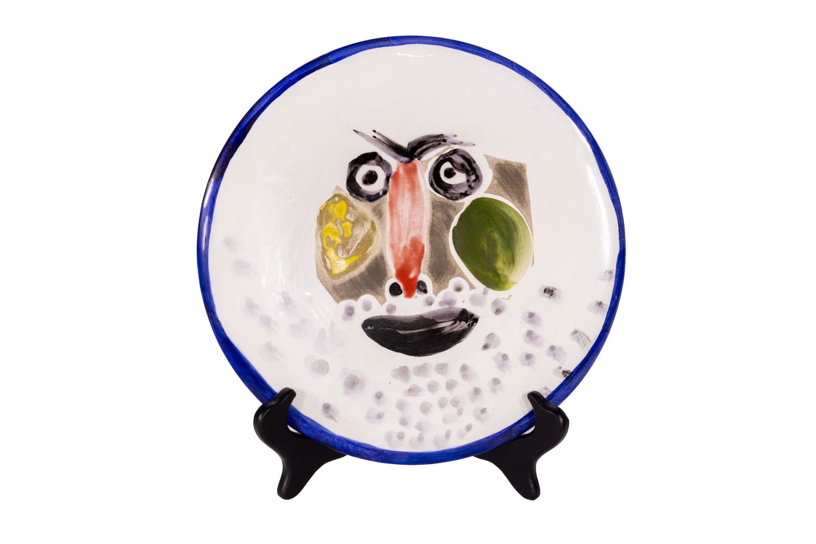 Pablo Picasso, AR 496, Face No. 203 Ceramic Plate (1 of 12)