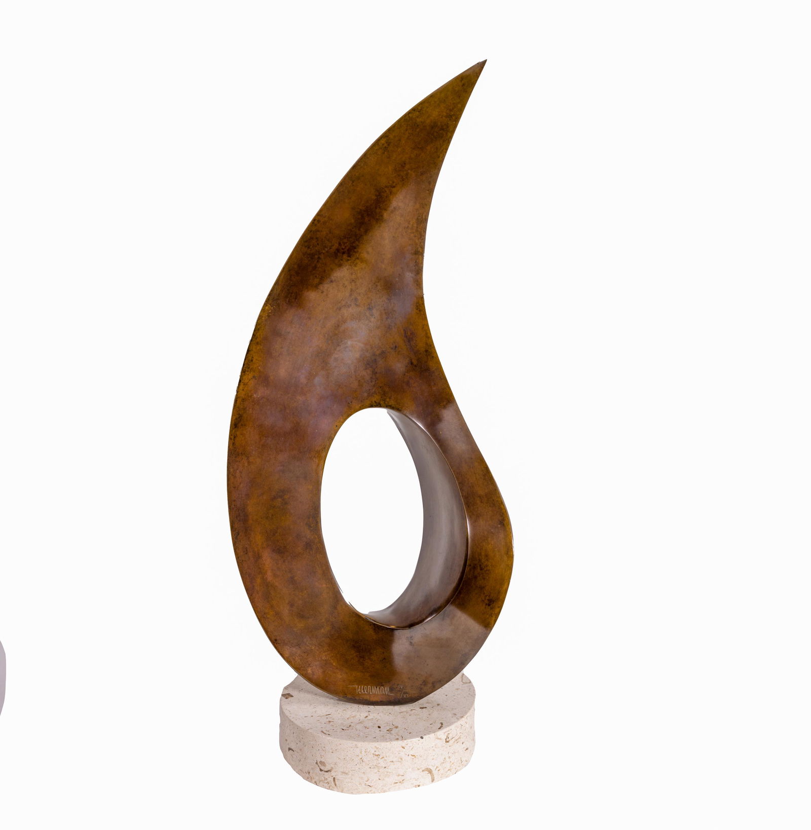 Leonardo Nierman, Music Note Bronze Sculpture (1 of 12)