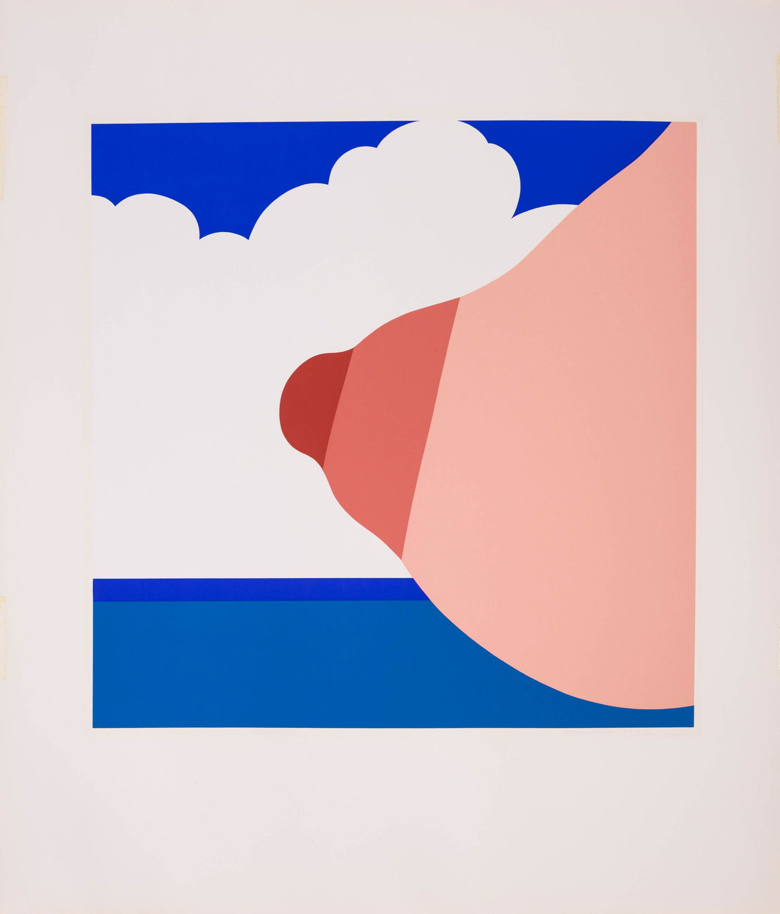 Tom Wesselmann Seascape (Tit) Signed Erotic Pop Art Nude Screenprint: Artist: Tom Wesselmann Title: Seascape (Tit) Medium: Screenprint on Museum Board Image Size: 18" x 17 1/2" Paper Size: 27 7/8" x 23 1/2" Edition: 28/100 Year: 1967 Inscription: Signed lower right Cond