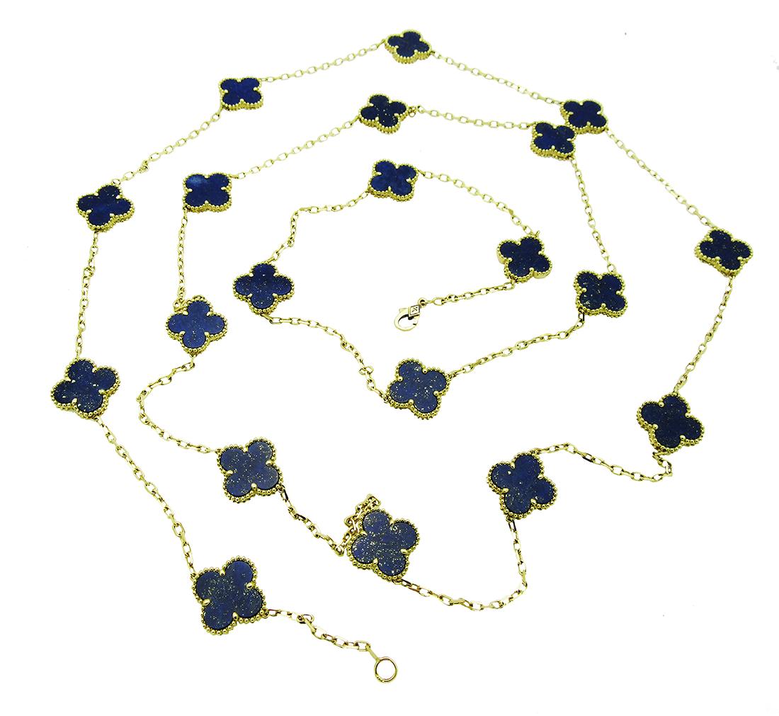 Van Cleef & Arpels 18k  20 Motifs  Lapis Lazuli (1 of 4)