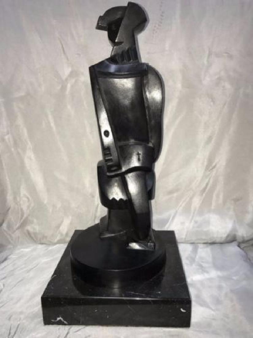 RUSSIAN-LITHUANIAN BRONZE SCULPTURE JACQUES LIPCHITZ: RUSSIAN-LITHUA NIAN BRONZE SCULPTURE JACQUES LIPCHITZ (1891 - 1973)Signed J. Lipchitz, dated 1914 Roman Bronze works Size: Bronze H 16 1/4" Base 2"