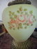 Fenton Burmese Lamp Handpainted, Artist Signed & Dated, - 3