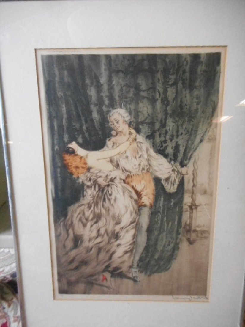 Casanova BY LOUIS ICART, 1928 w/artists blindstamp (1 of 7)