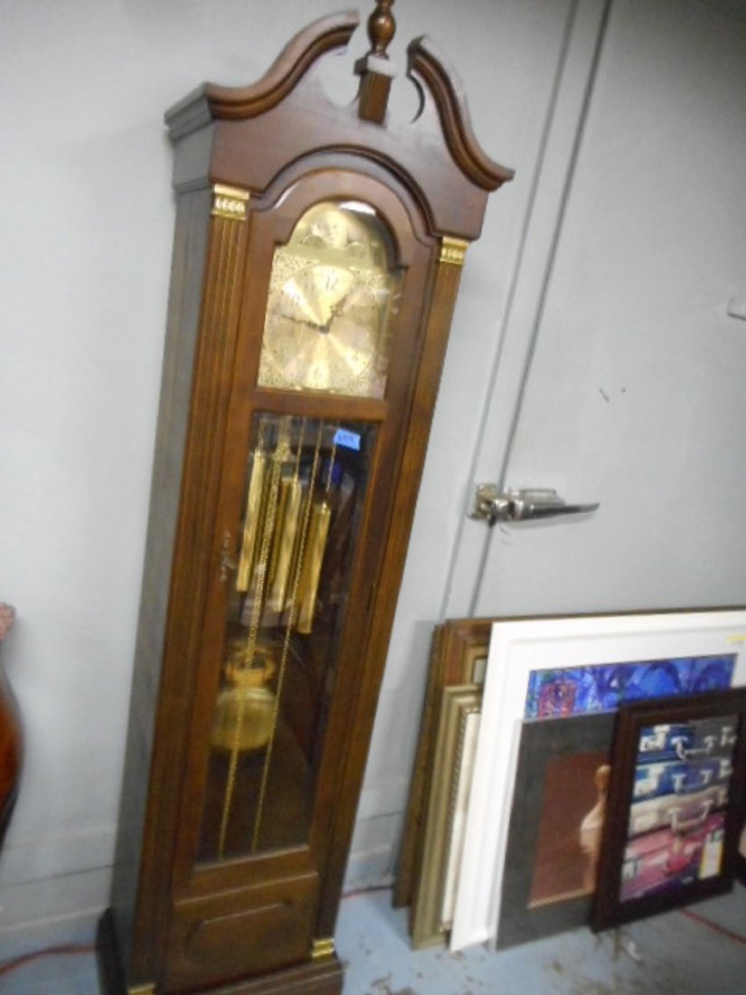 Hermle black forest grandfather clock West Germany