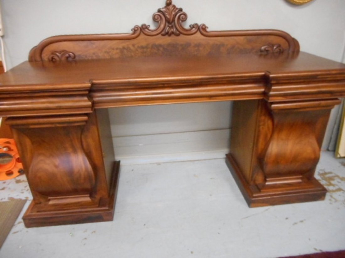 EMPIRE MAHOGANY SIDEBOARD, (1 of 6)