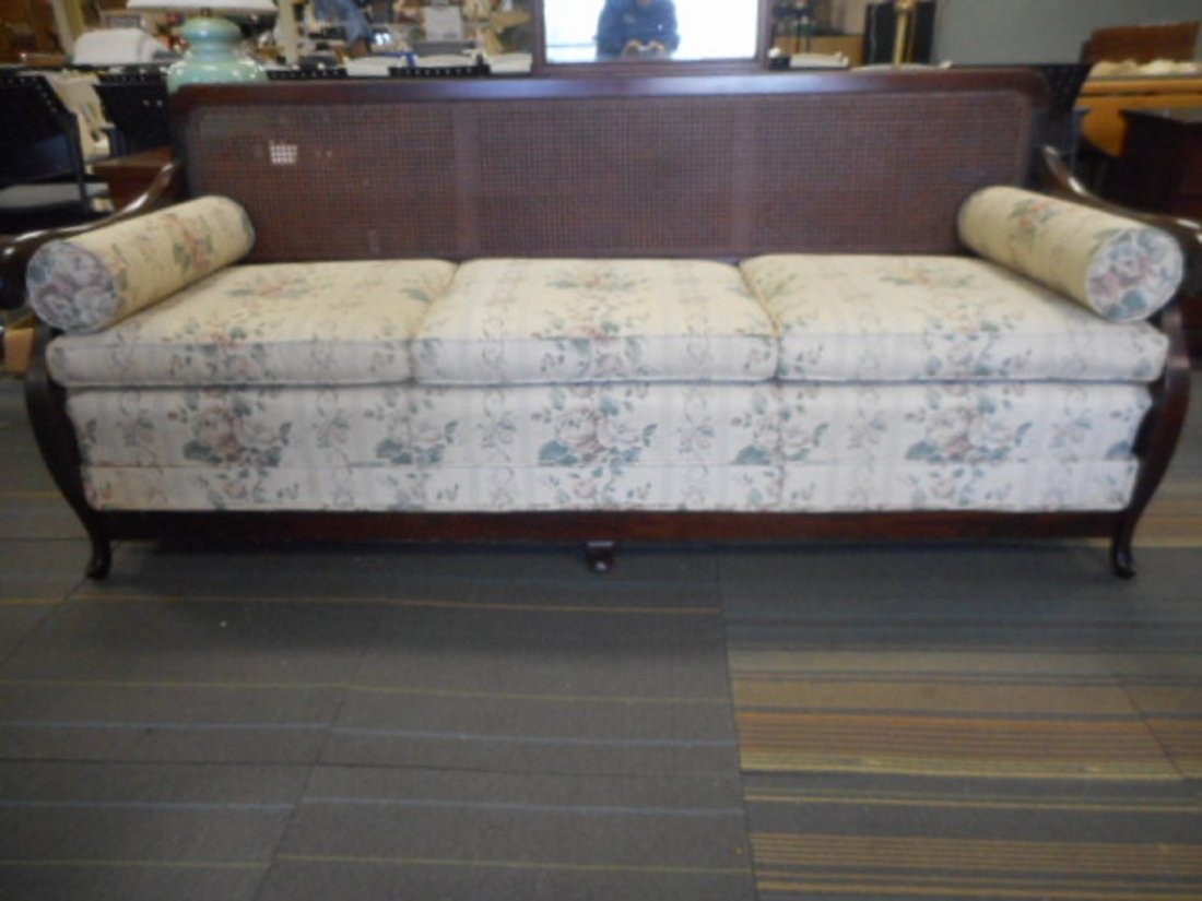 Antique Kroehler Sofa With Cane Back 1900 S Feb 23 2019 A