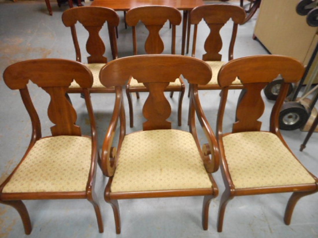 Henkel Harris Mahogany Regency Style set of 6 Dining (1 of 5)