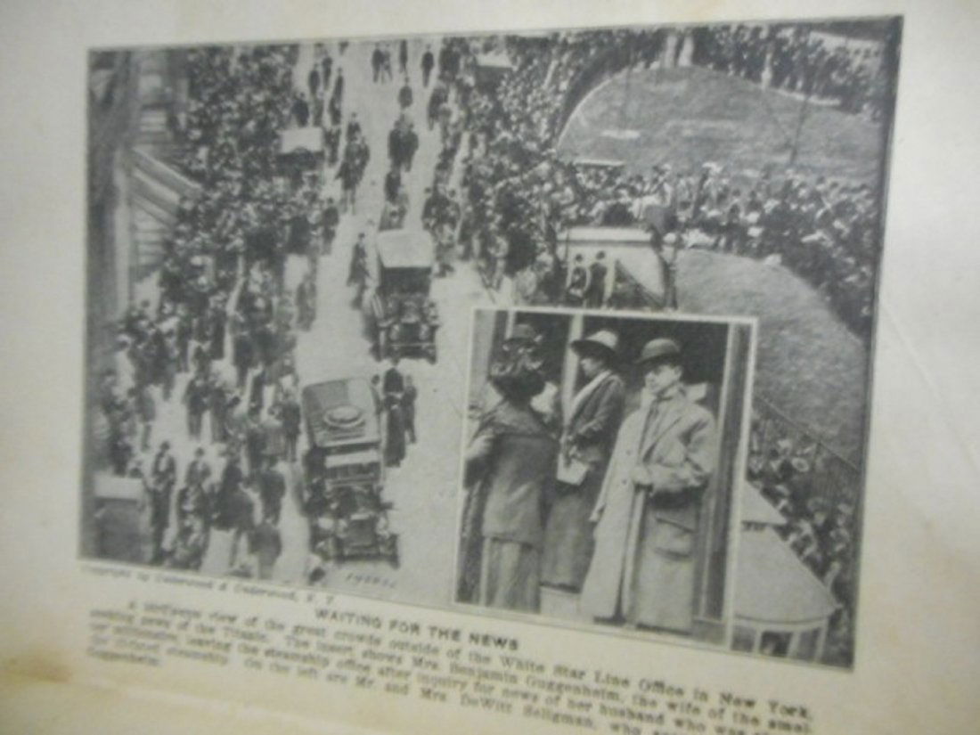 RARE 1912 SINKING OF THE TITANIC AND GREAT SEA DISASTER (1 of 6)