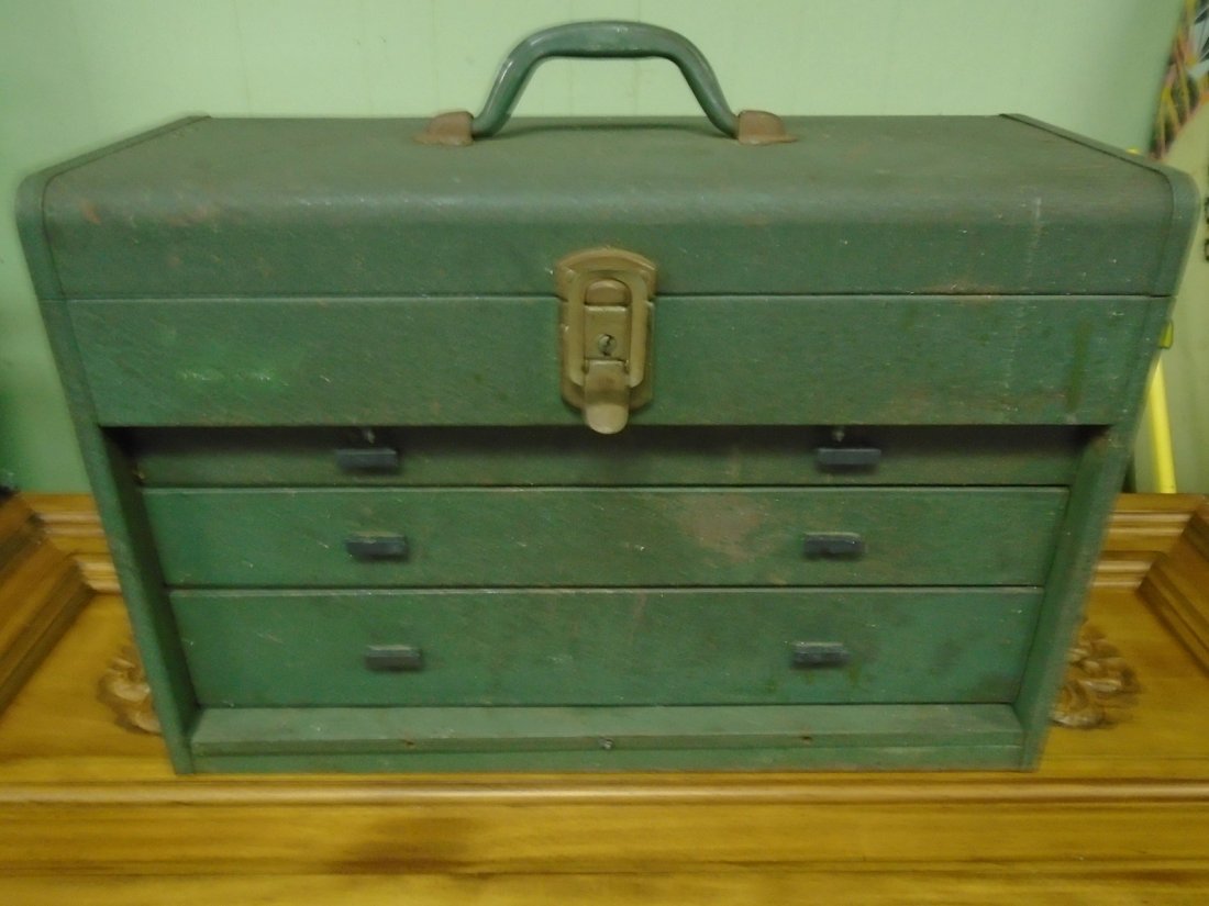 Vintage Kennedy Machinist Tool Box 620 3 Drawers