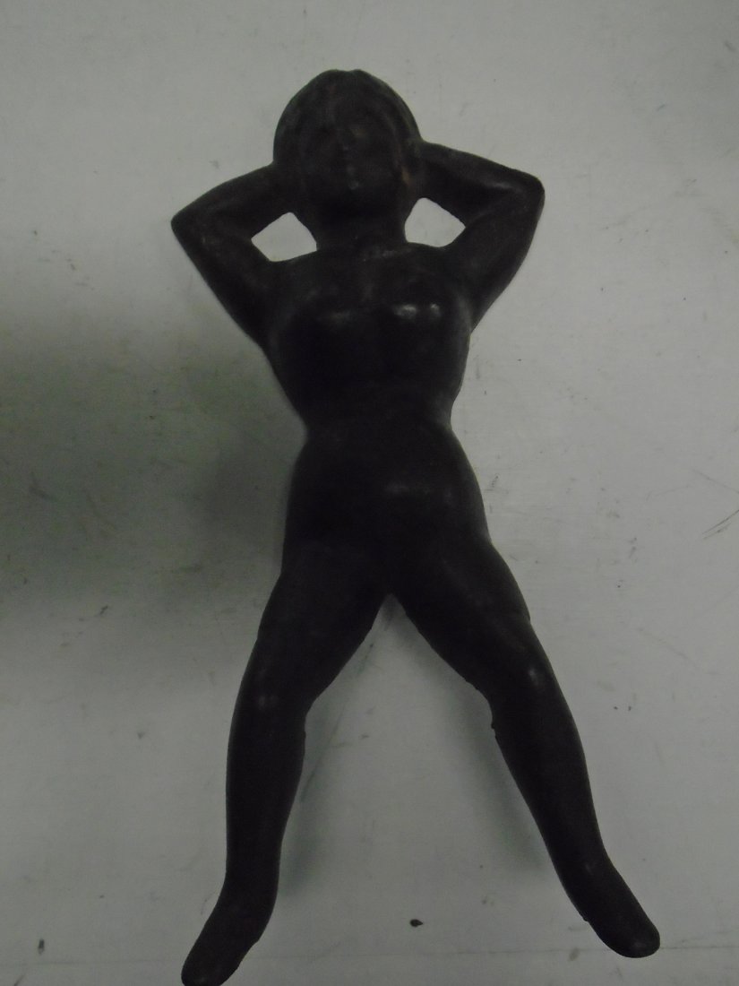 Vintage Cast Iron NUDE WOMAN Door Stop Old Boot JACK: Vintage Cast Iron NUDE WOMAN Door Stop Old Boot JACK / Shoe Remover Naughty Nellie see pics in good condition