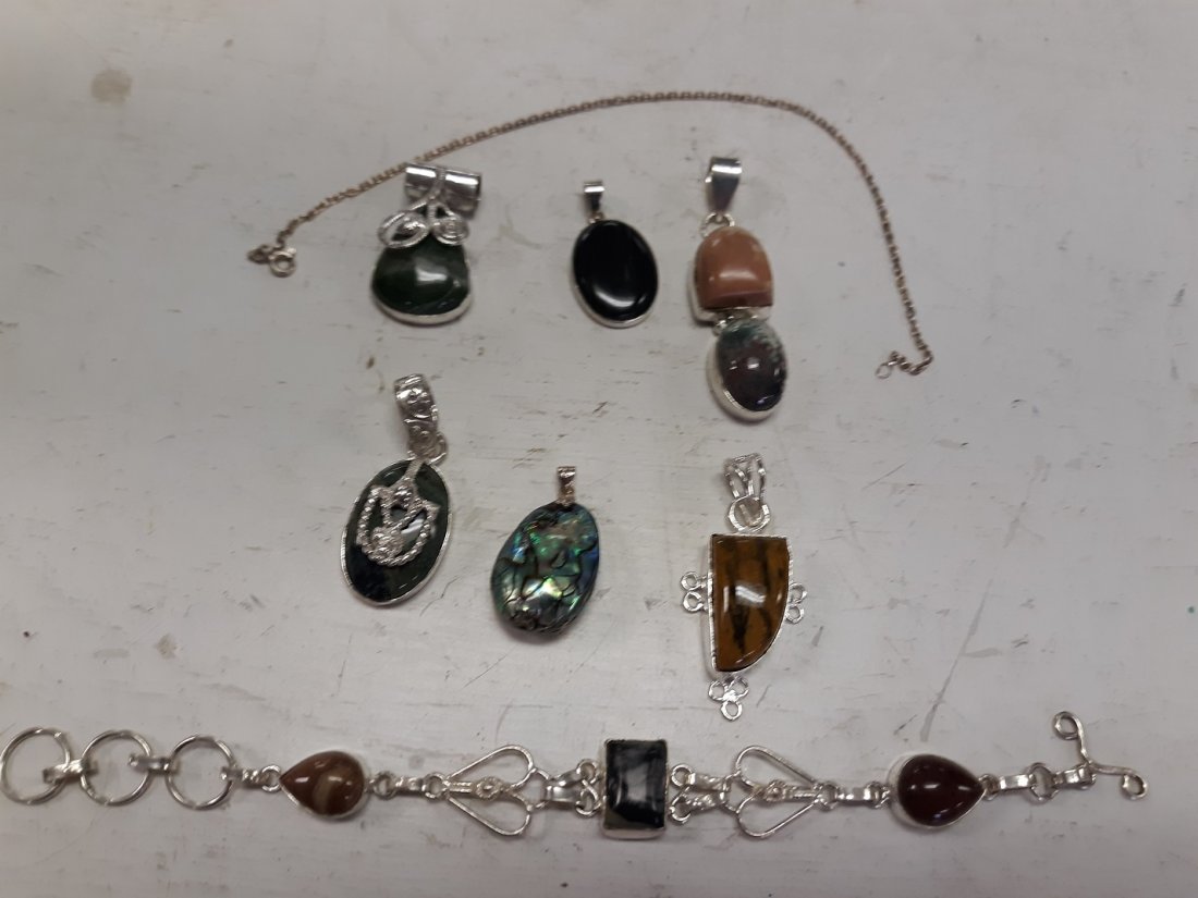 sterling slide lot bracelets too! 8 pcs (1 of 9)