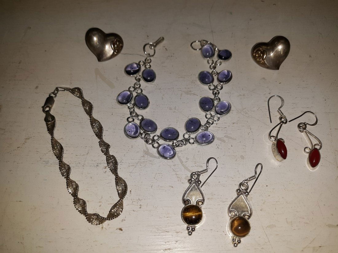 beautiful sterling jewelry lot bracelet gorham etc (1 of 7)