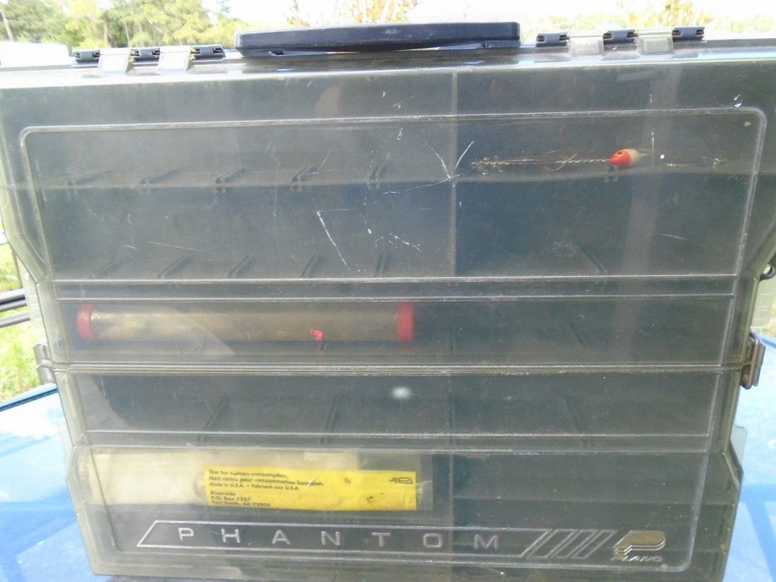 Plano Phantom Fishing Tackle Box Lure Storage w/content (1 of 7)