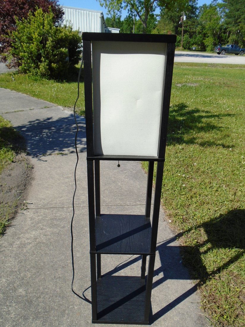 Mid Century Modern Lantern Standing Floor Lamp Shoji La (1 of 2)