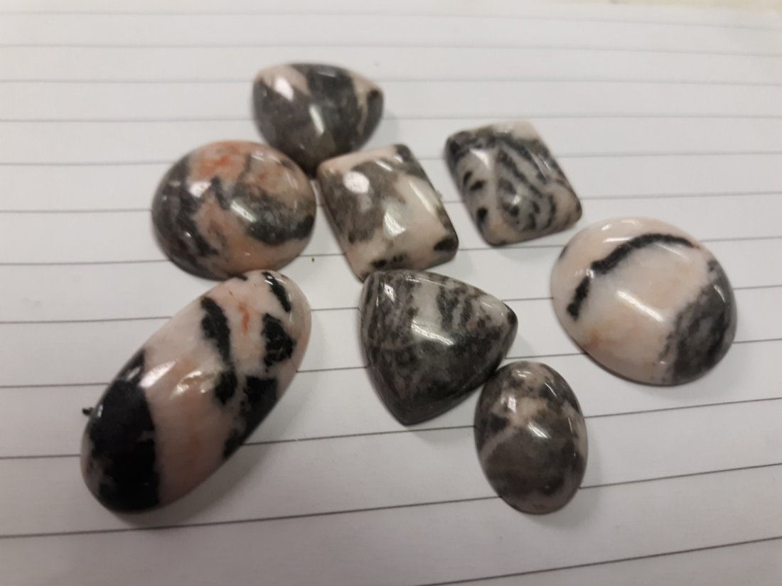 gorgeous lot of jasper Cabochons cut & polished (1 of 2)
